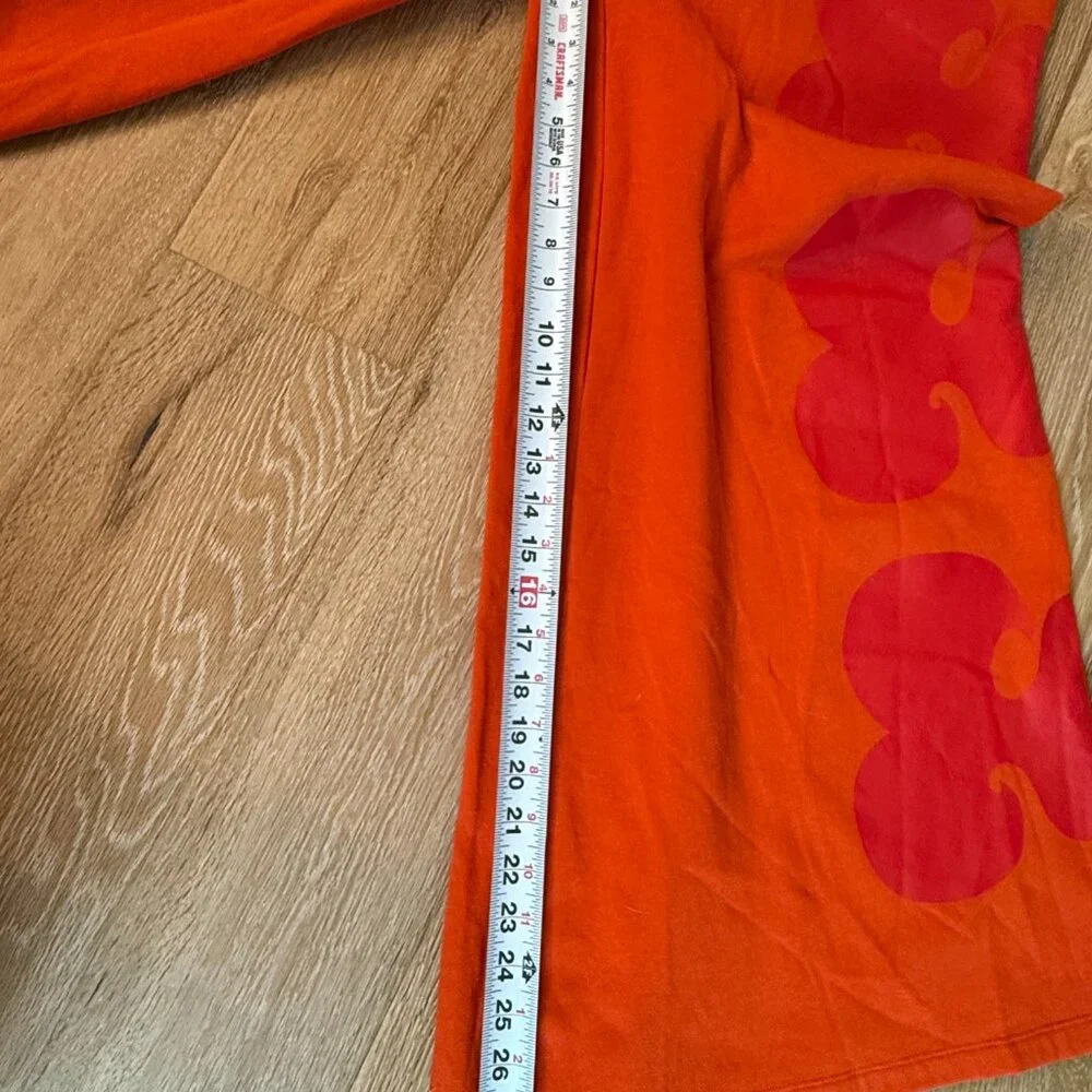 Adidas x Marimekko Collab - Wide Leg Pants Orange - Size S - Picture 6 of 8